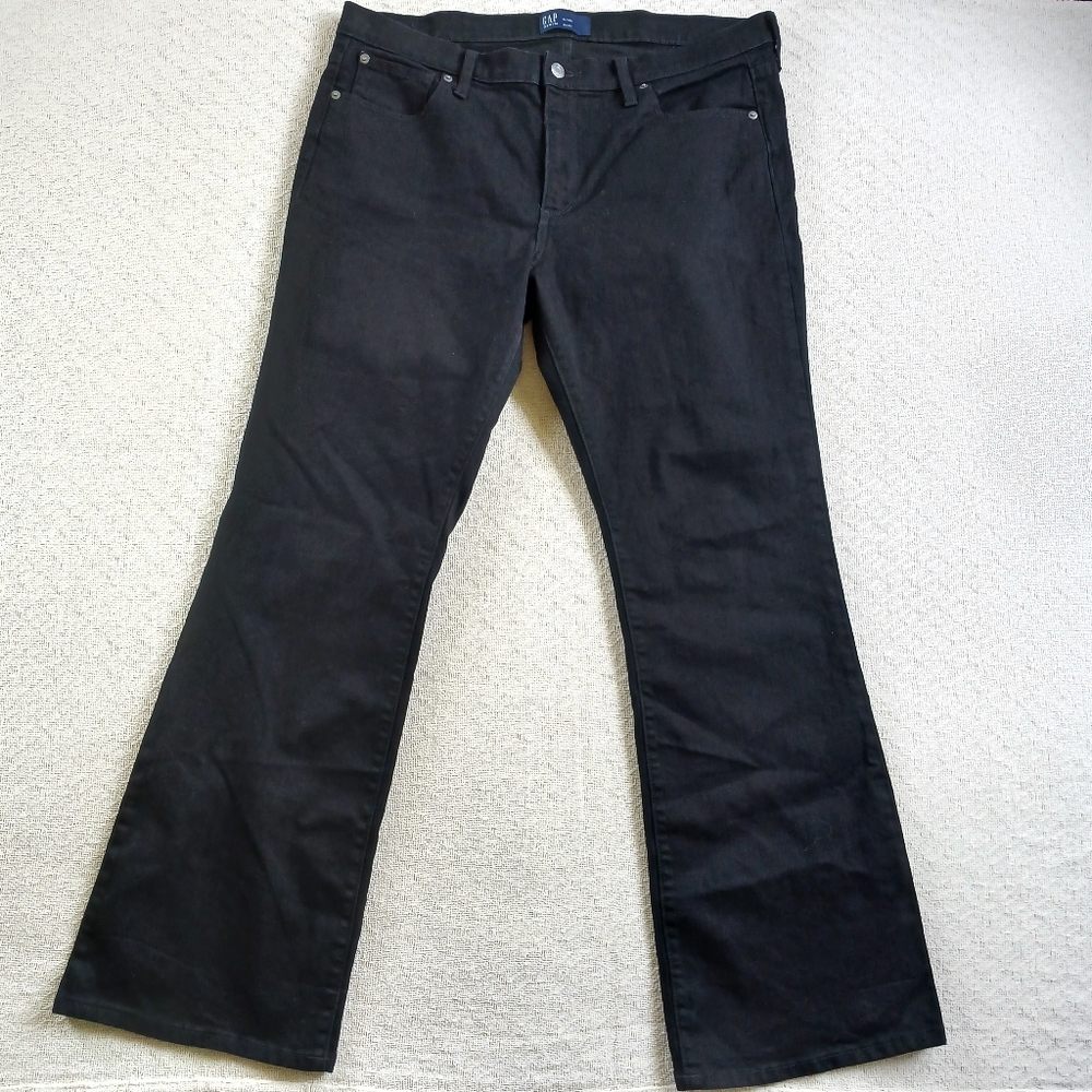gap ♡ bootcut jeans black 16 33 - Picture 2 of 7
